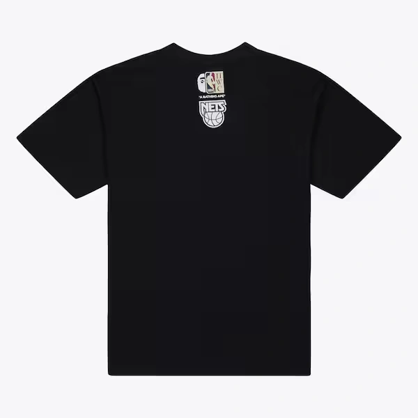 New Jersey Nets Black M&N x BAPE T-Shirt 3 New Jersey Nets Black M&N x BAPE T-Shirt