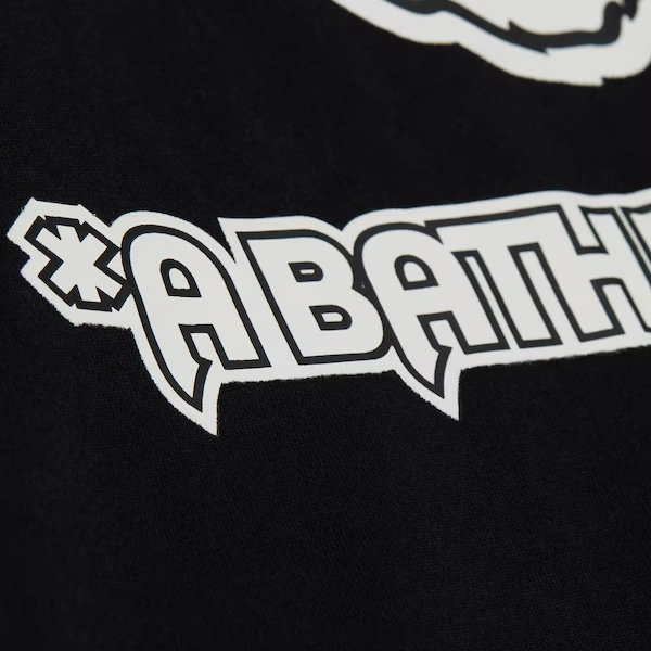 New Jersey Nets Black M&N x BAPE T-Shirt 5 New Jersey Nets Black M&N x BAPE T-Shirt