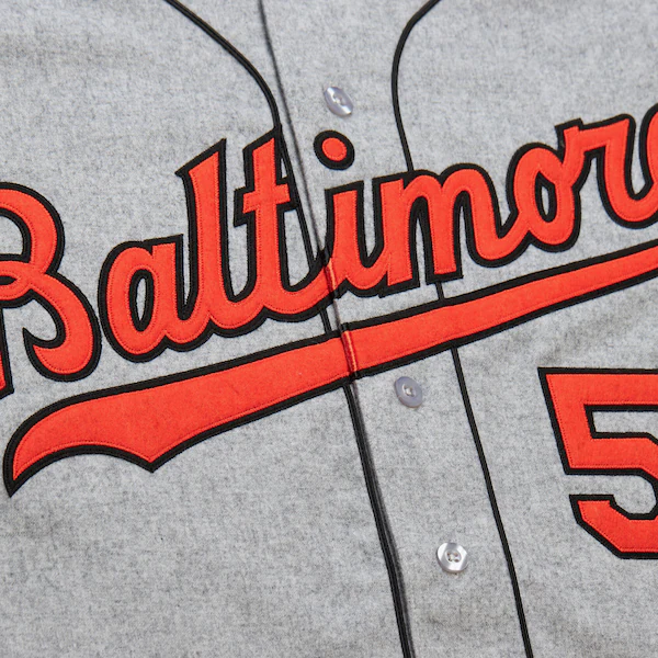 Brooks Robinson Baltimore Orioles 1966 Gray Authentic Jersey 4 Brooks Robinson Baltimore Orioles 1966 Gray Authentic Jersey