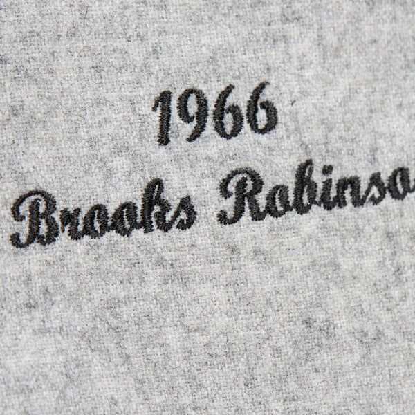 Brooks Robinson Baltimore Orioles 1966 Gray Authentic Jersey 6 Brooks Robinson Baltimore Orioles 1966 Gray Authentic Jersey
