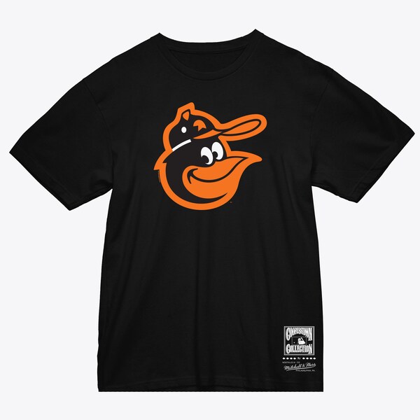 Baltimore Orioles Black Basic Logo T-Shirt