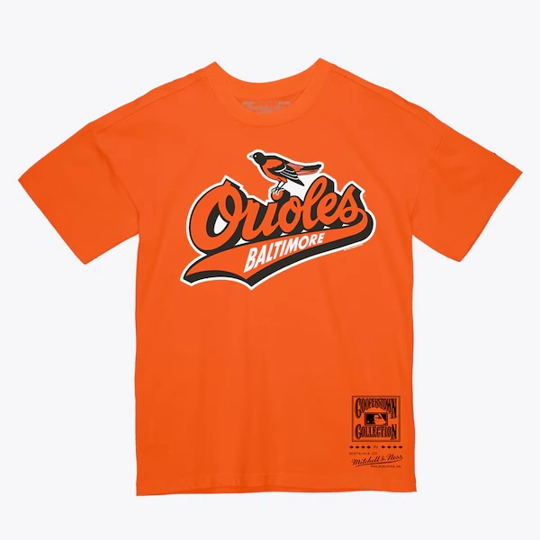 Baltimore Orioles Orange Basic Logo T-Shirt