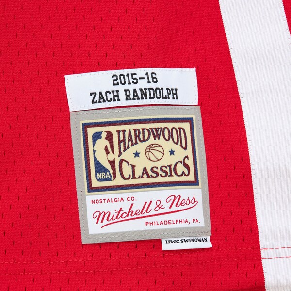Zach Randolph Memphis Grizzlies 2015-16 Red Alternate Swingman Jersey 6 Zach Randolph Memphis Grizzlies 2015-16 Red Alternate Swingman Jersey