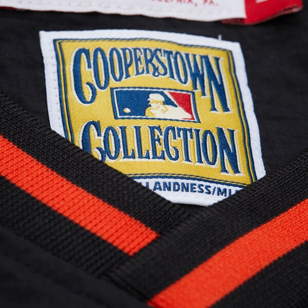 Men's Black/Orange Baltimore Orioles Cooperstown Collection Vintage Pullover 5 Men's Black/Orange Baltimore Orioles Cooperstown Collection Vintage Pullover