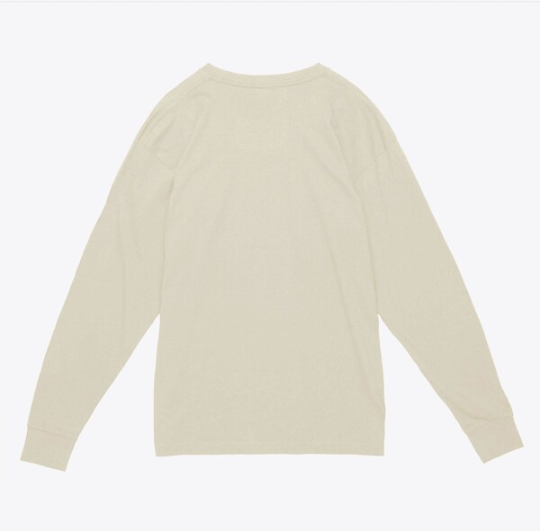 Minnesota Wild Cream Striped Logo Lockup Slub Long Sleeve T-Shirt 3 Minnesota Wild Cream Striped Logo Lockup Slub Long Sleeve T-Shirt