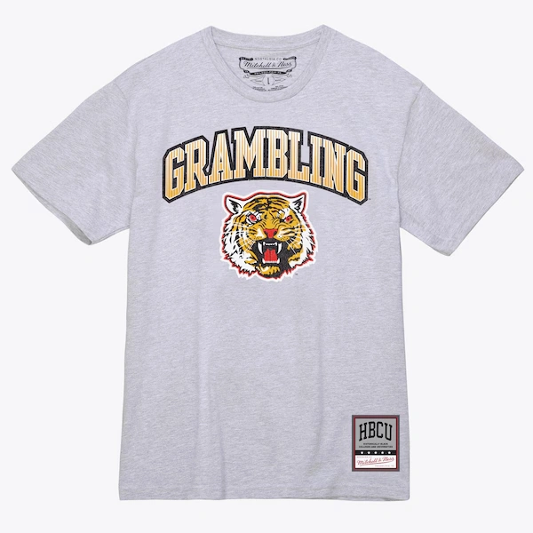 Grambling Tigers Gray Vintage Arch T-Shirt
