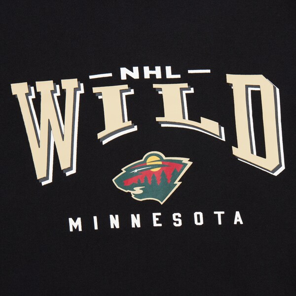 Minnesota Wild Black Team Logo Fleece Pullover Hoodie 4 Minnesota Wild Black Team Logo Fleece Pullover Hoodie