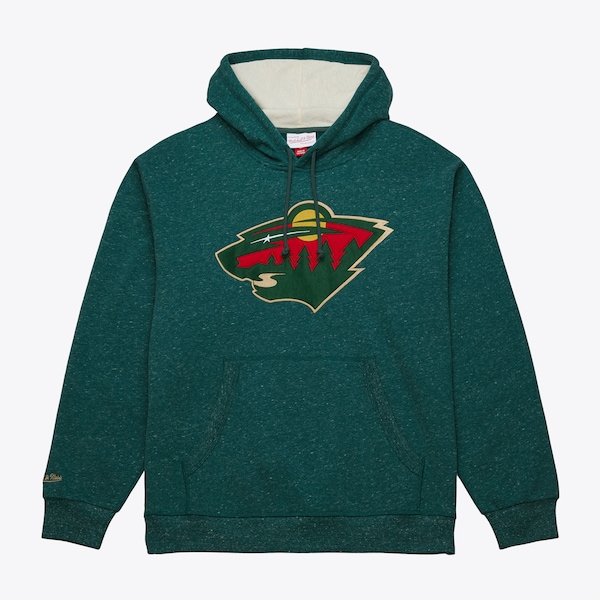 Minnesota Wild Green Snow Washed Fleece Hoodie