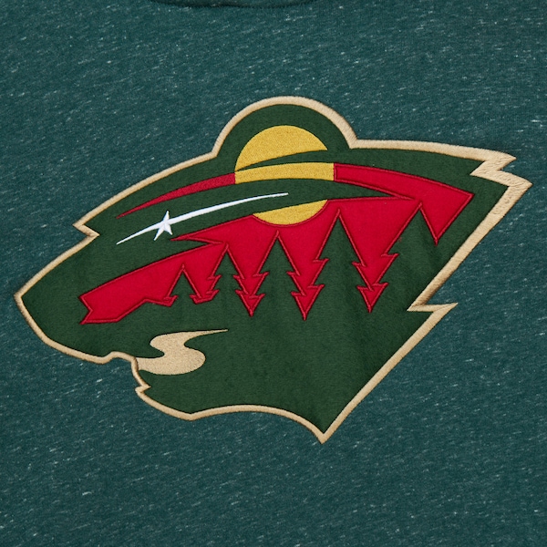 Minnesota Wild Green Snow Washed Fleece Hoodie 4 Minnesota Wild Green Snow Washed Fleece Hoodie