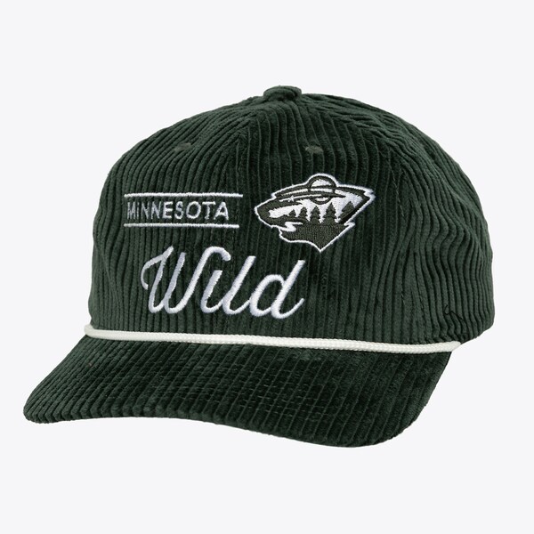 Minnesota Wild Green Old School Snapback Hat