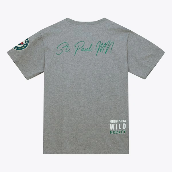 Minnesota Wild Heather Gray City T-Shirt 3 Minnesota Wild Heather Gray City T-Shirt