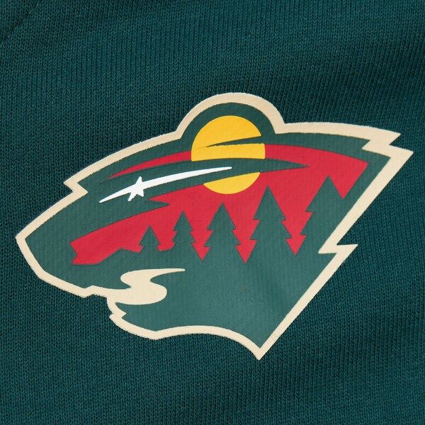 Minnesota Wild Green Retro Fleece Pullover Hoodie 4 Minnesota Wild Green Retro Fleece Pullover Hoodie