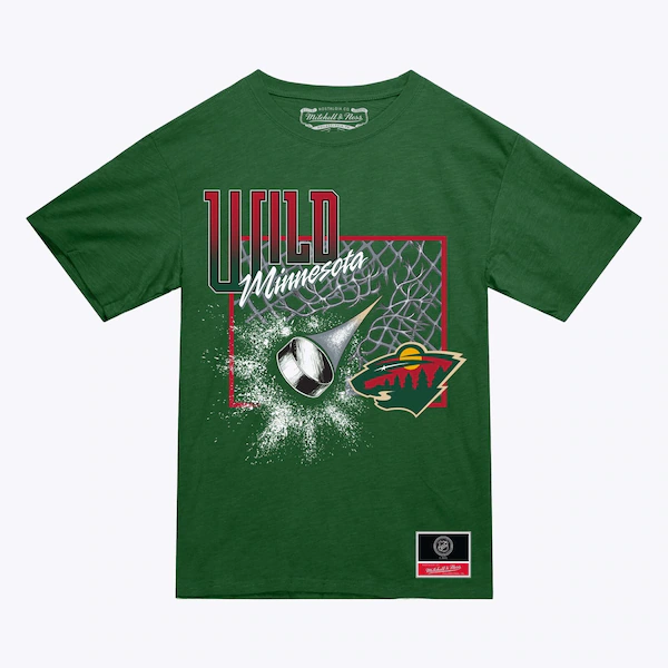 Minnesota Wild Green Top Corner T-Shirt