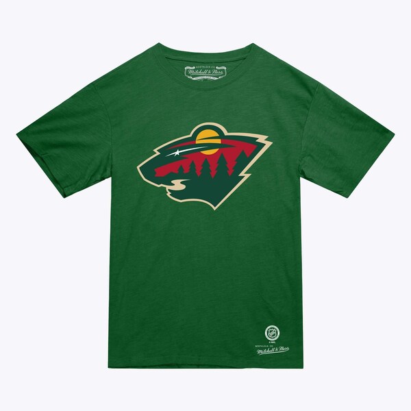 Minnesota Wild Green Basic Logo T-Shirt