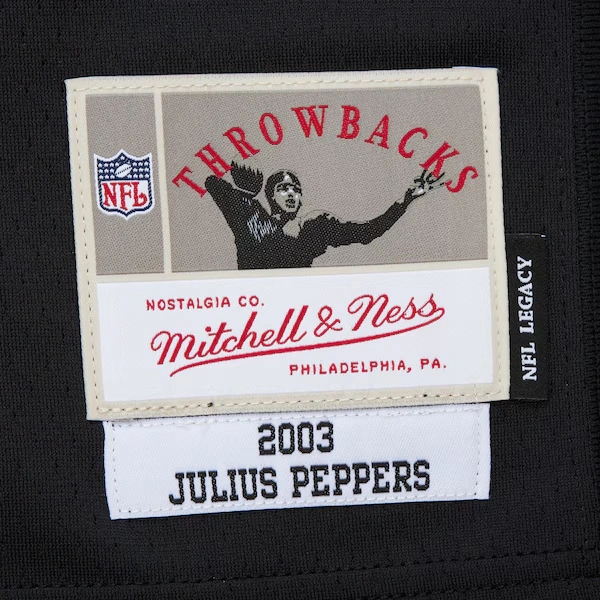 Julius Peppers Carolina Panthers Black 2003 Legacy Jersey 6 Julius Peppers Carolina Panthers Black 2003 Legacy Jersey