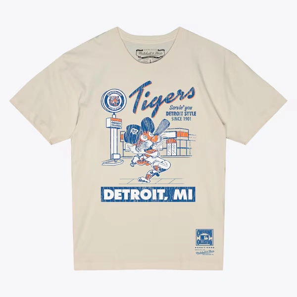 Detroit Tigers Cream Deli T-Shirt