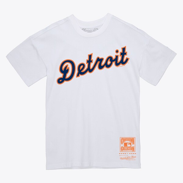 Detroit Tigers White Wordmark T-Shirt