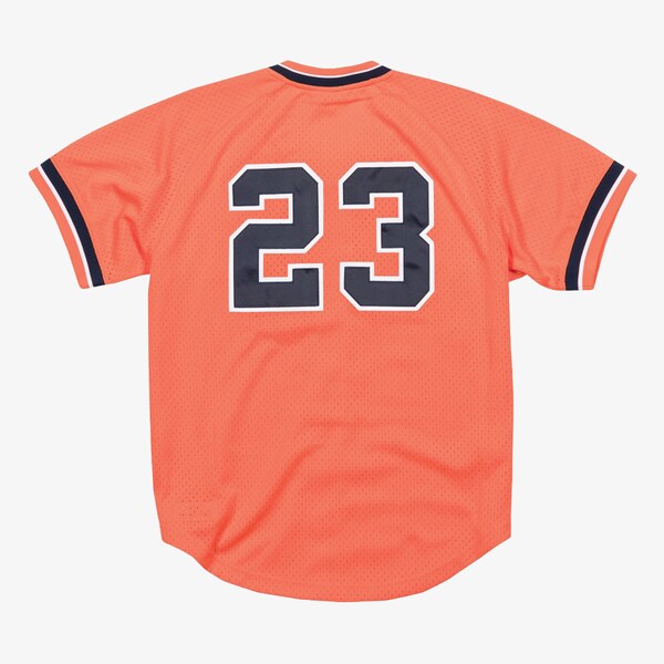 Kirk Gibson Detroit Tigers 1993 Orange Authentic Button Front Jersey