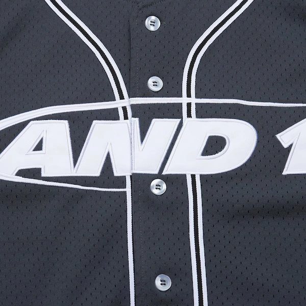 AND1 Black M&N x Baseball Jersey 4 AND1 Black M&N x Baseball Jersey