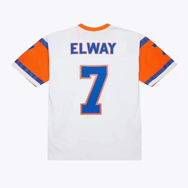 John Elway Denver Broncos 1994 White Legacy Jersey