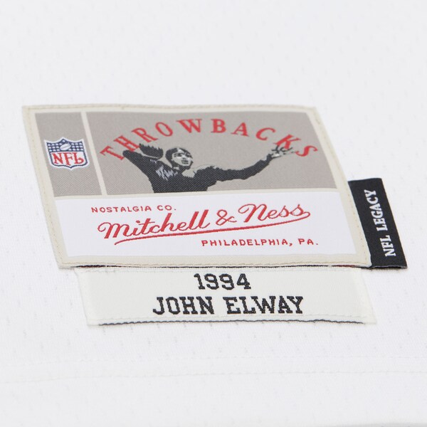 John Elway Denver Broncos 1994 White Legacy Jersey