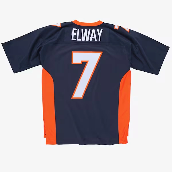 John Elway Denver Broncos 1998 Navy Legacy Jersey 3 John Elway Denver Broncos 1998 Navy Legacy Jersey
