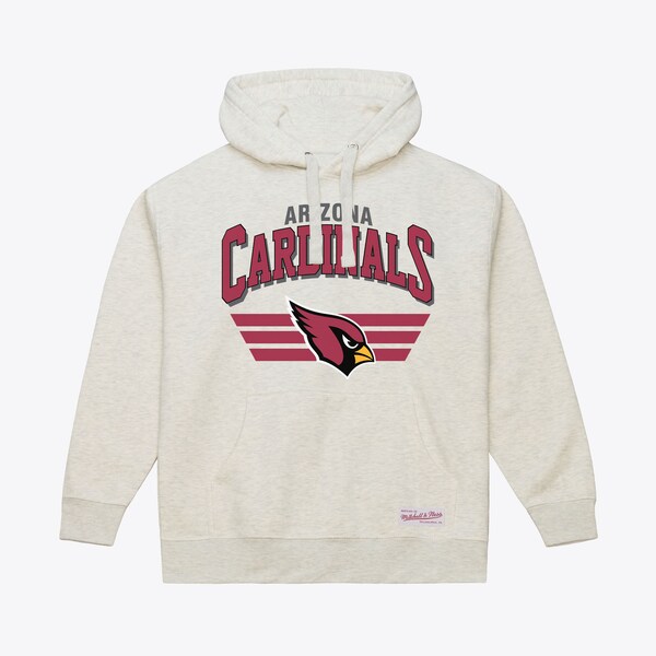 Arizona Cardinals White Name Bend Hoodie
