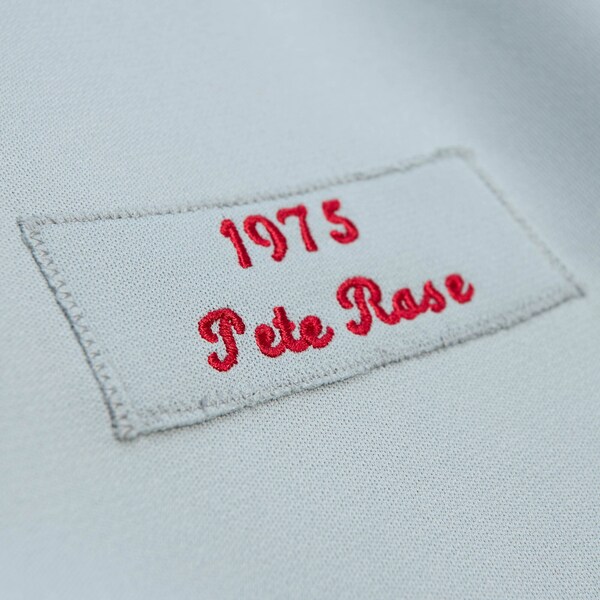 Pete Rose Cincinnati Reds 1975 Gray Authentic Jersey