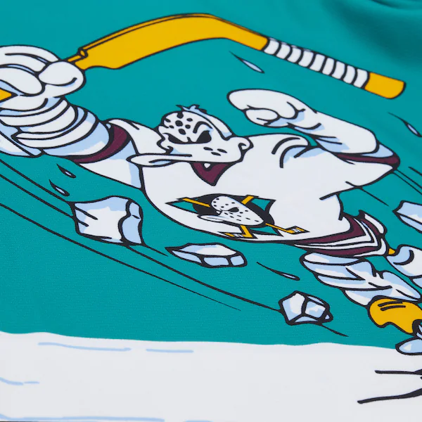 Teemu Selanne Anaheim Ducks 1995-96 Teal Alternate Power Play Jersey 4 Teemu Selanne Anaheim Ducks 1995-96 Teal Alternate Power Play Jersey