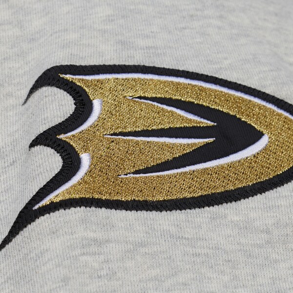 Anaheim Ducks Heather Gray Team Celebration Fleece Sweatshirt
