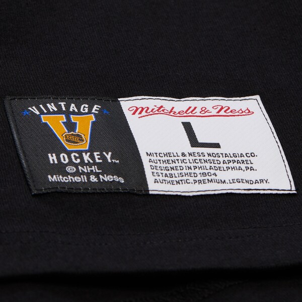 Anaheim Ducks Black Playmaker Vintage T-Shirt 5 Anaheim Ducks Black Playmaker Vintage T-Shirt