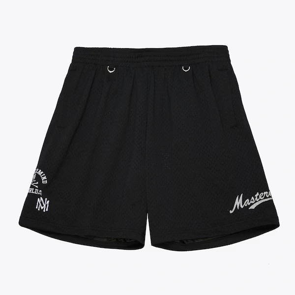 Mitchell & Ness Black Mastermind Mesh Shorts