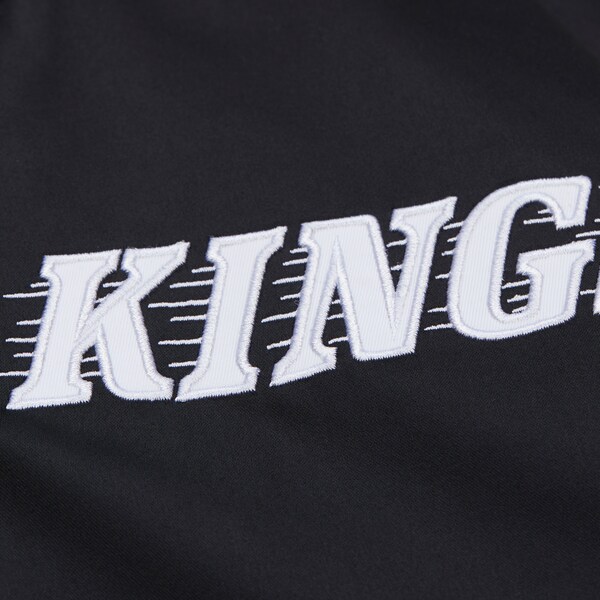 Los Angeles Kings Black Throwback Current Heavyweight Satin Full-Zip Jacket