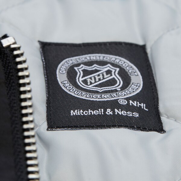 Los Angeles Kings Black Throwback Current Heavyweight Satin Full-Zip Jacket