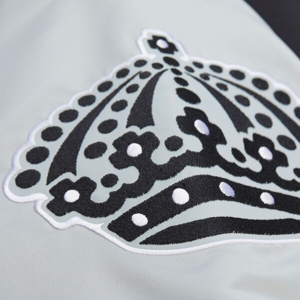 Los Angeles Kings Black Throwback Current Heavyweight Satin Full-Zip Jacket