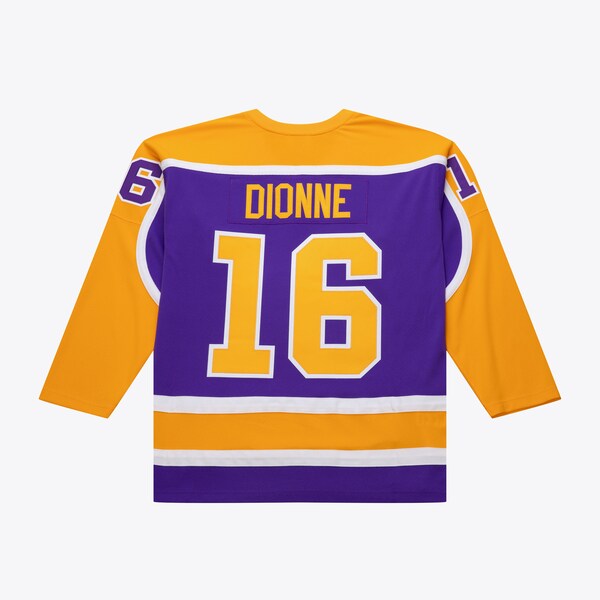 Marcel Dionne Los Angeles Kings 1980-81 Purple Power Play Player Jersey 3 Marcel Dionne Los Angeles Kings 1980-81 Purple Power Play Player Jersey