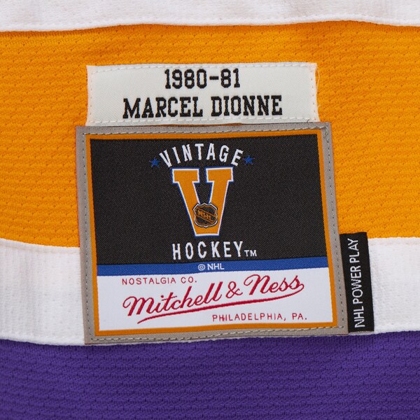 Marcel Dionne Los Angeles Kings 1980-81 Purple Power Play Player Jersey 5 Marcel Dionne Los Angeles Kings 1980-81 Purple Power Play Player Jersey