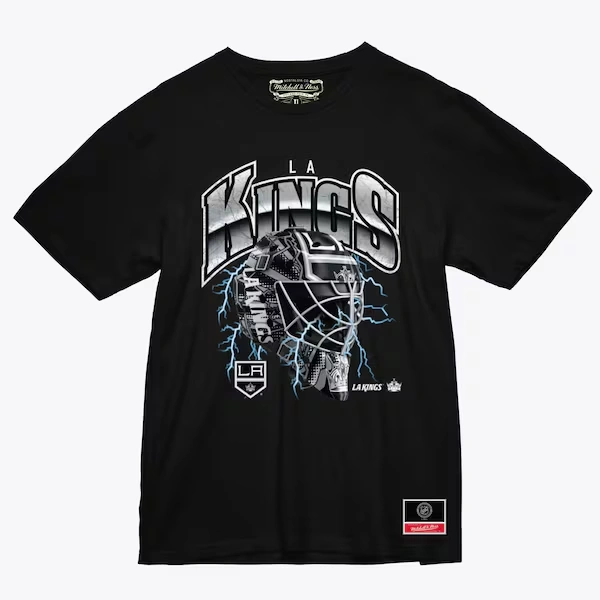 Los Angeles Kings Black Crease Lightning T-Shirt