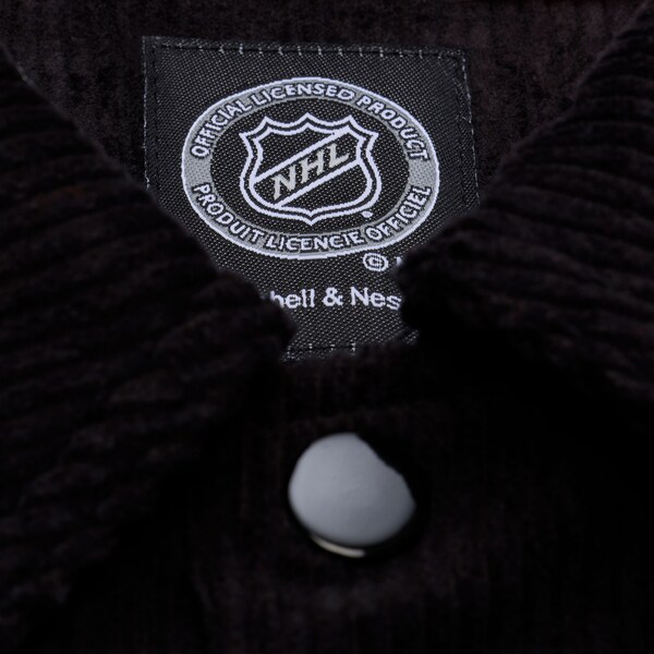 Los Angeles Kings Black Off the Bus Corduroy Coaches Full-Snap Jacket