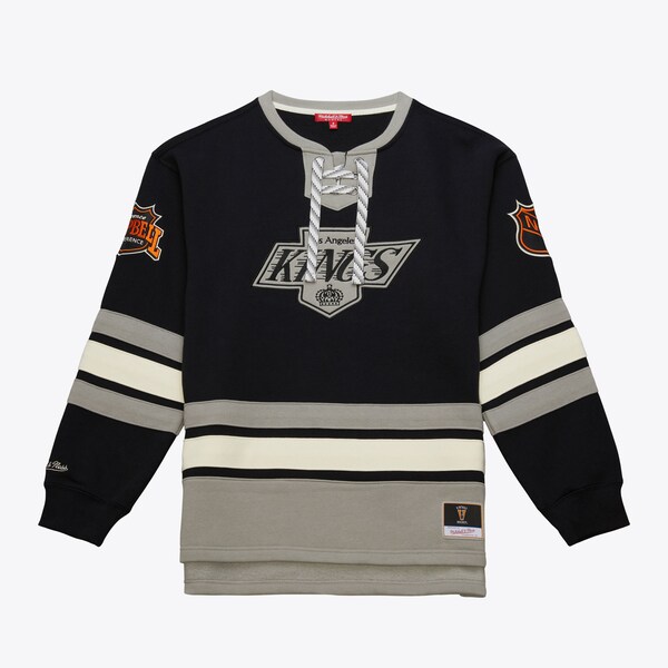 Women's Los Angeles Kings Black Lace-Up Pullover Sweatshirt