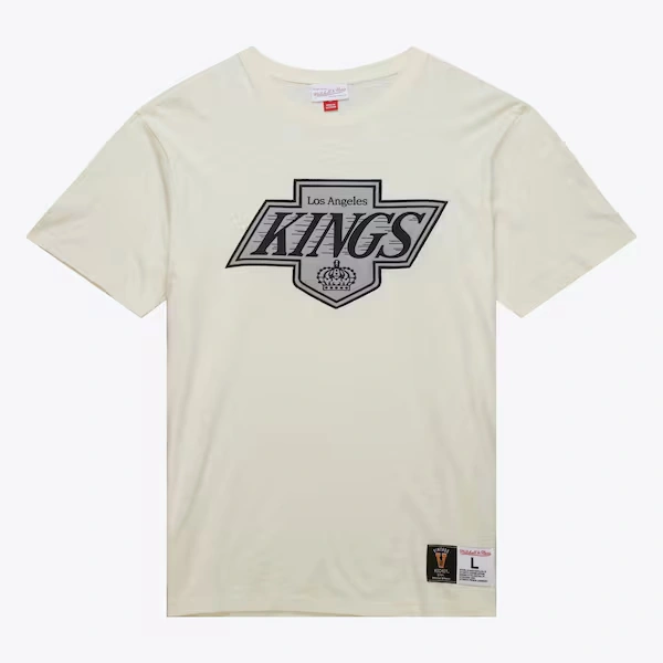 Los Angeles Kings Cream Heritage Vintage Slub T-Shirt