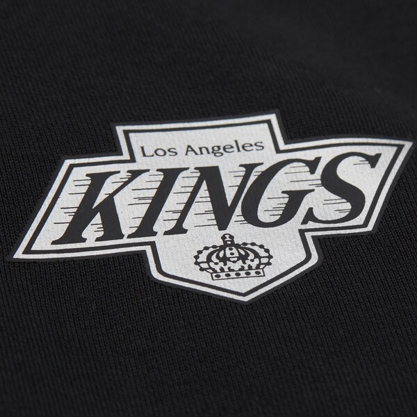 Los Angeles Kings Black Oversweep Crewneck Sweatshirt