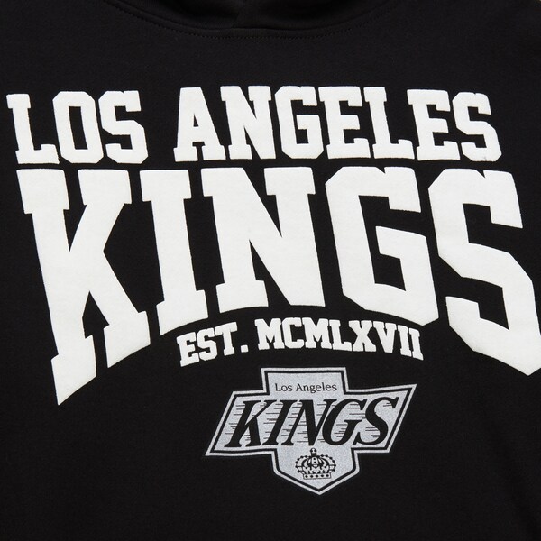 Los Angeles Kings Black Vintage Home Team Pullover Hoodie