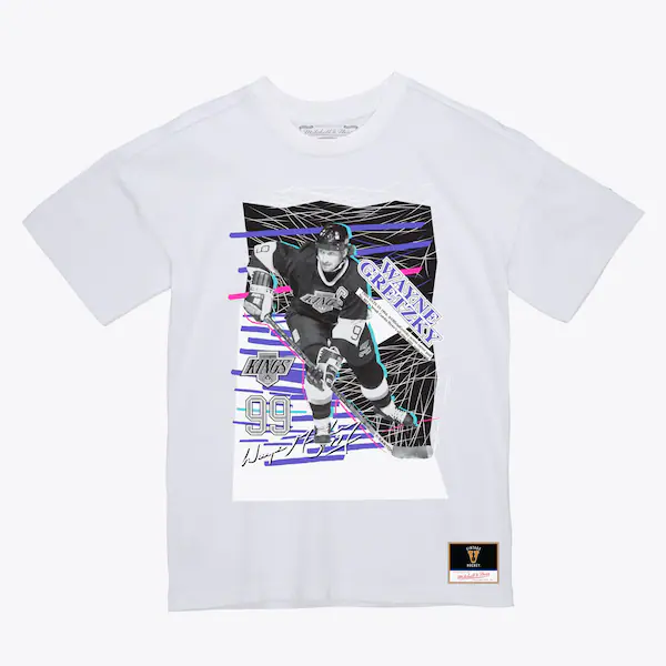 Wayne Gretzky Los Angeles Kings White Pioneer T-Shirt