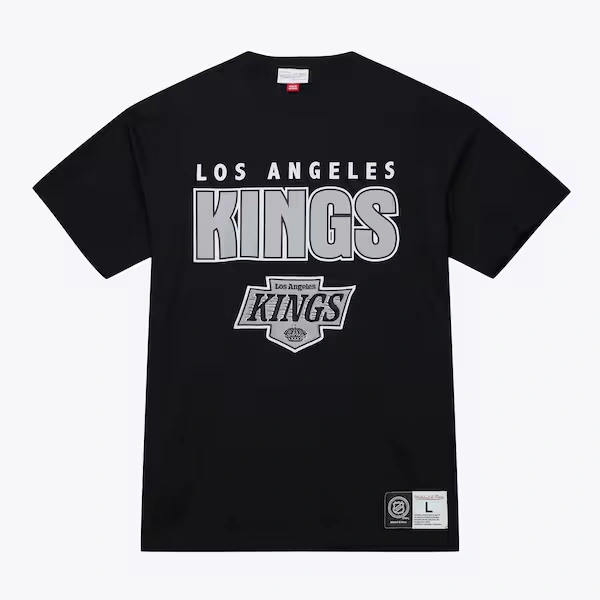 Los Angeles Kings Black Throwback Current Premium T-Shirt