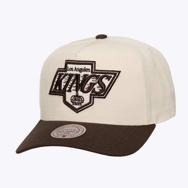 Los Angeles Kings Cream/Brown Vintage Two-Tone Fashion Pro Pinch Snapback Hat