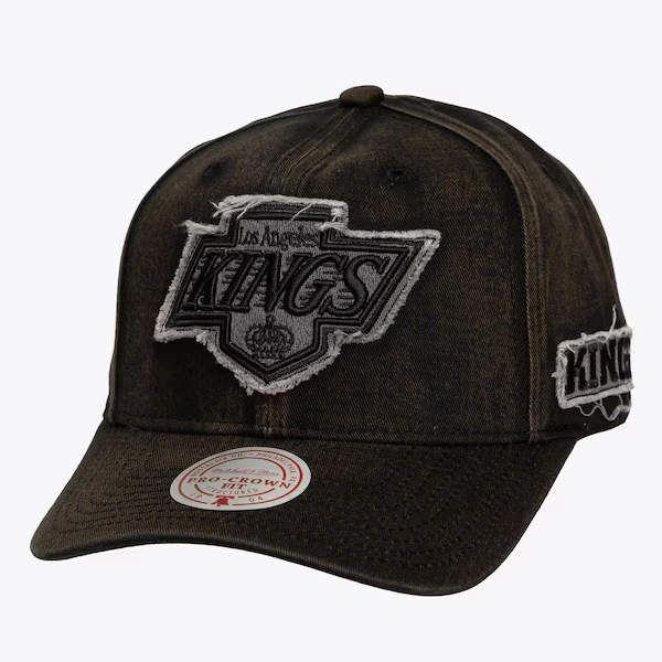 Los Angeles Kings Black Downtown Pro Crown Snapback Hat