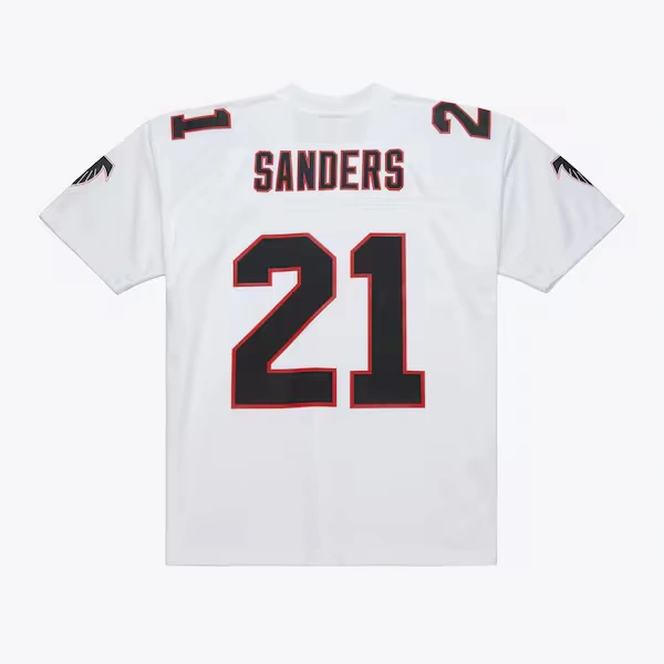Deion Sanders Atlanta Falcons 1992 White Legacy Player Jersey 3 Deion Sanders Atlanta Falcons 1992 White Legacy Player Jersey