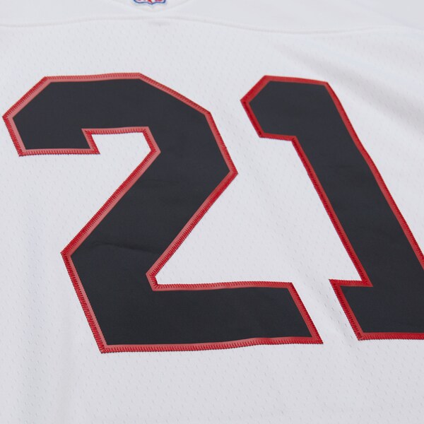 Deion Sanders Atlanta Falcons 1992 White Legacy Player Jersey 4 Deion Sanders Atlanta Falcons 1992 White Legacy Player Jersey