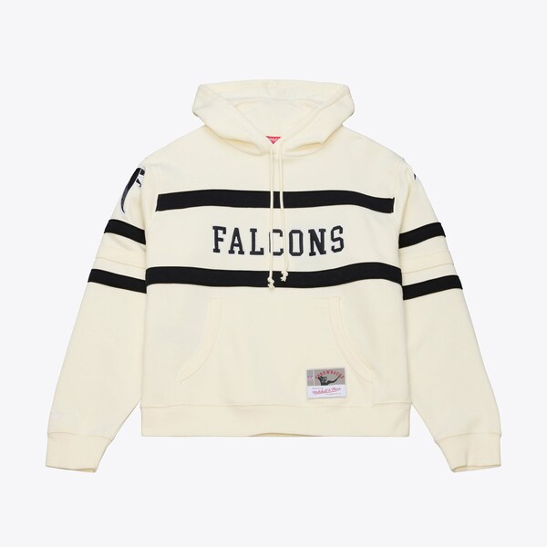 Women's Atlanta Falcons Cream Head Coach Hoodie